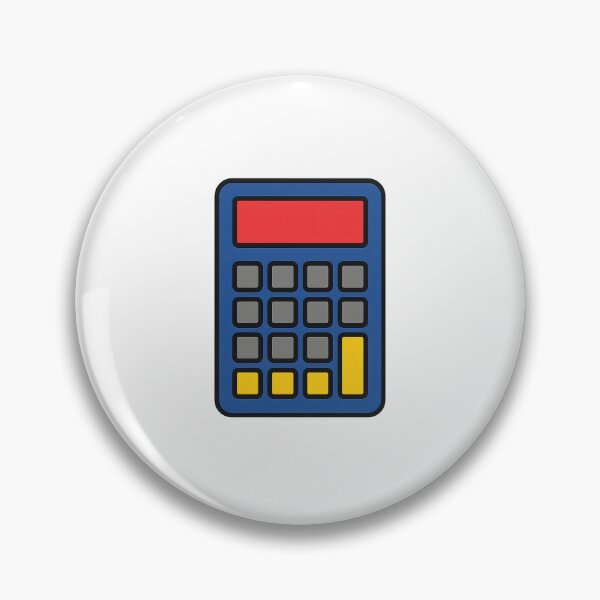 Item preview, Calculator illustration with colorful buttons, isolated on transparent, perfect for back to school, AI Generated designed and sold by dvoevnore.