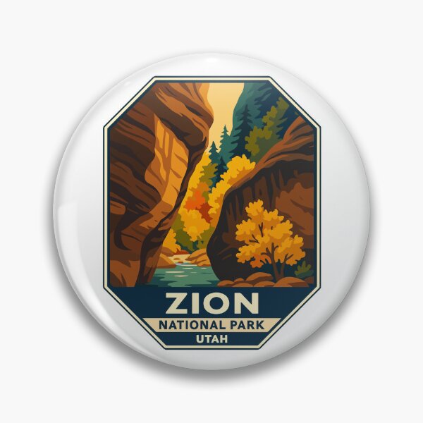 Item preview, Zion National Park Utah Canyon Sticker designed and sold by Ismeal Von.