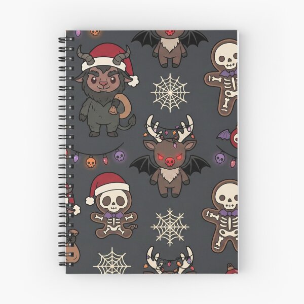 Item preview, Cute Creepmas Characters Seamless Pattern | Merry Gothmas Spooky Holiday designed and sold by StickyGuys.