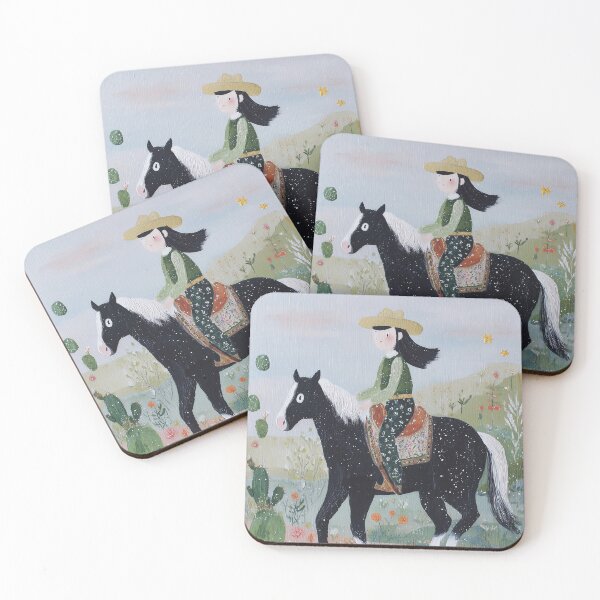 Item preview, Young cowgirl in a Desert Landscape designed and sold by lautir.