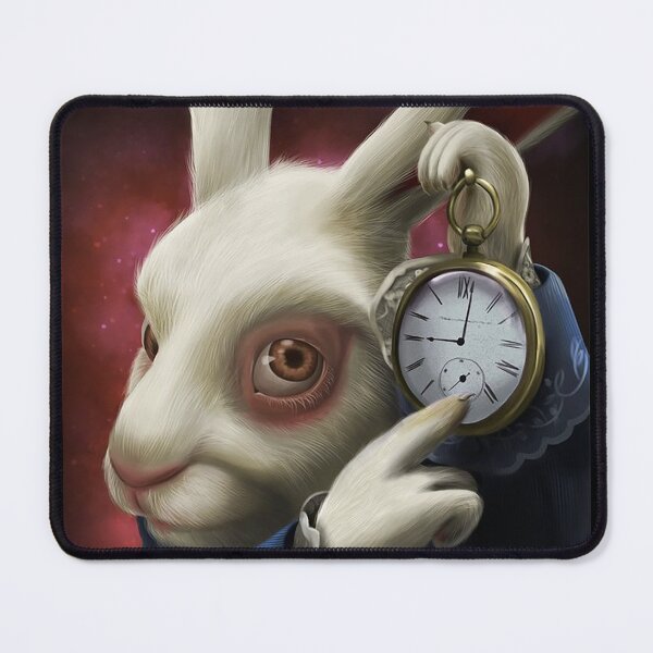 Item preview, Rabbit pointing at Clock designed and sold by SkrenClothing.