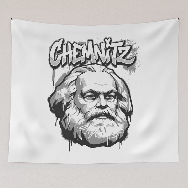 Item preview, Chemnitz Graffiti – Urban Head Motif designed and sold by drizzd.