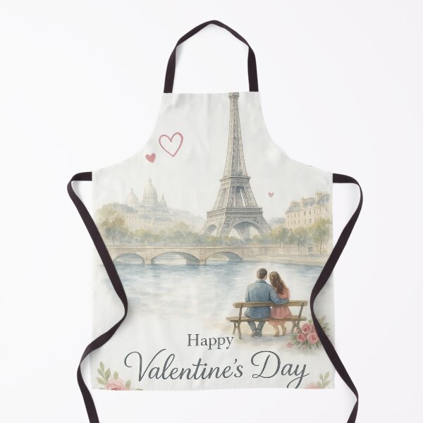 Item preview, Romantic Paris Valentine’s Day Watercolor – Eiffel Tower Love Illustration designed and sold by elgreko.