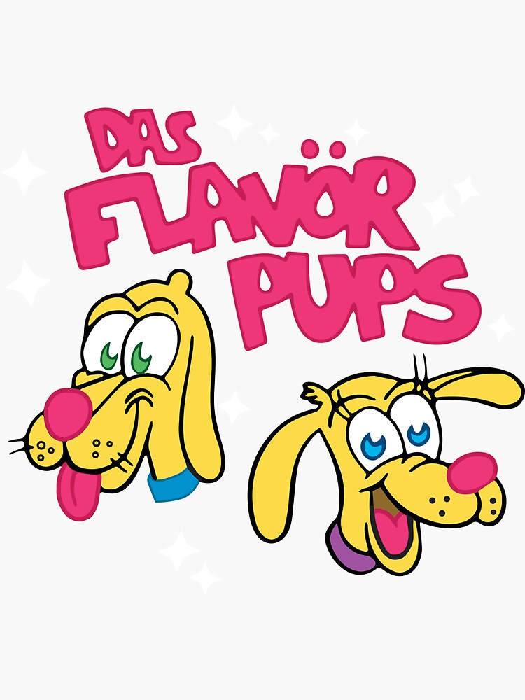 "Das Flavor Pups Gravity Falls" Sticker by --Kraven-- | Redbubble