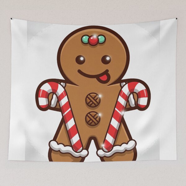 Item preview, Candy Cane Twirl Gingerbread Cutie designed and sold by Vertura Group.