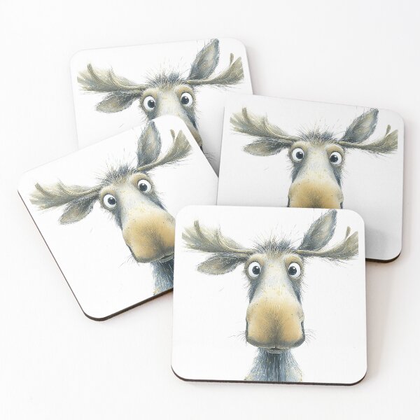 Item preview, ‘ Hello Moose ' BY SHiRLeY MacARTHuR designed and sold by Shirley MacArthur Art.