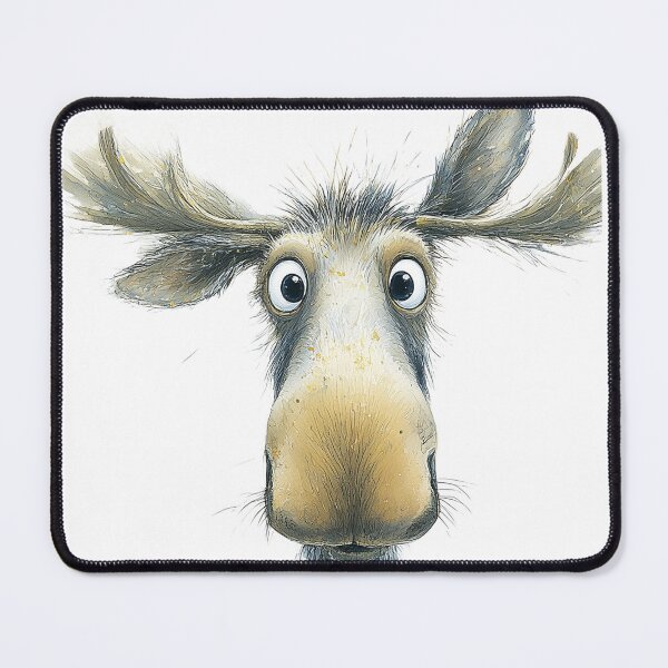 Item preview, ‘ Hello Moose ' BY SHiRLeY MacARTHuR designed and sold by Shirley MacArthur Art.