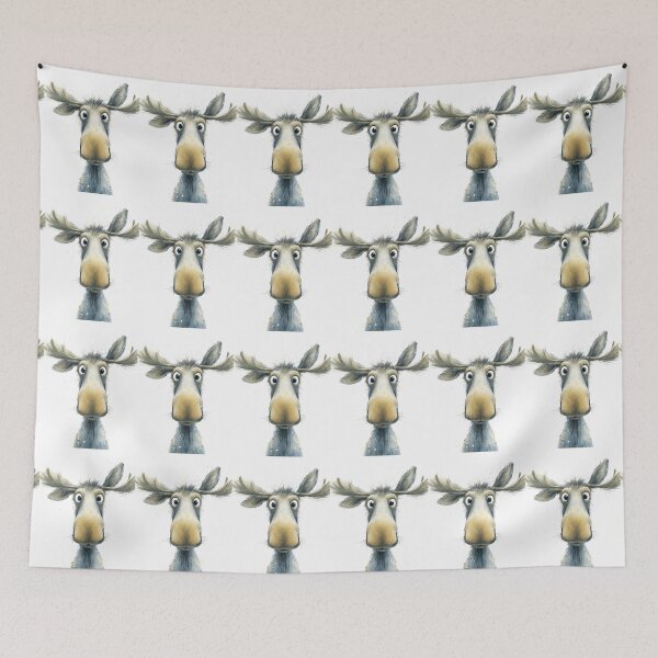 Item preview, ‘ Hello Moose ' BY SHiRLeY MacARTHuR designed and sold by Shirley MacArthur Art.