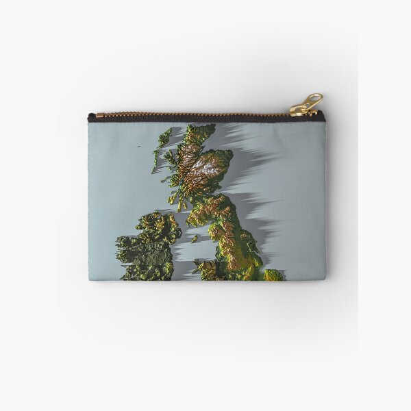Item preview, United Kingdom and Ireland - Striking Topographic 3D Render of the British Isles designed and sold by Keltoi-art.