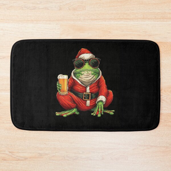 Item preview, Funny Christmas Frog Santa Beer Sunglasses Holiday designed and sold by k3rstman1.