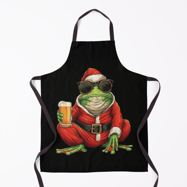 Item preview, Funny Christmas Frog Santa Beer Sunglasses Holiday designed and sold by k3rstman1.