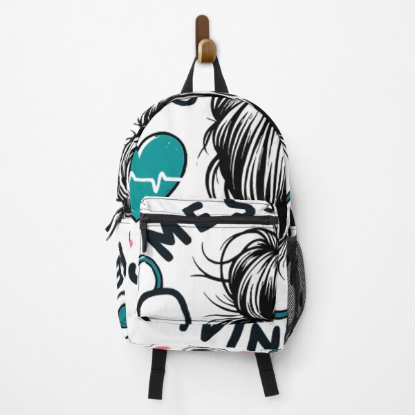 Item preview, Messy Bun And Saving Lives Nurse Coffee Design designed and sold by DrawDrip.