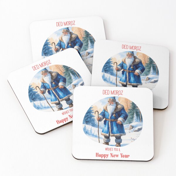 Item preview, Ded Moroz Happy New Year Vintage Winter Illustration designed and sold by PAPIRO SIGLO XXI.