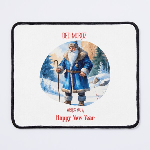 Item preview, Ded Moroz Happy New Year Vintage Winter Illustration designed and sold by PAPIRO SIGLO XXI.