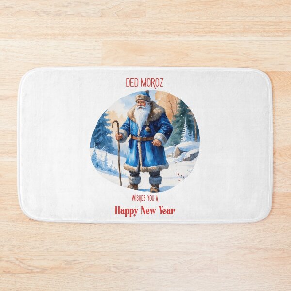 Item preview, Ded Moroz Happy New Year Vintage Winter Illustration designed and sold by PAPIRO SIGLO XXI.