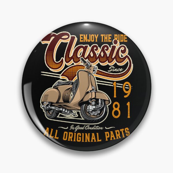 Item preview, Motor Scooter Classic Moped Rider Birthday 1981 designed and sold by JRRTs.