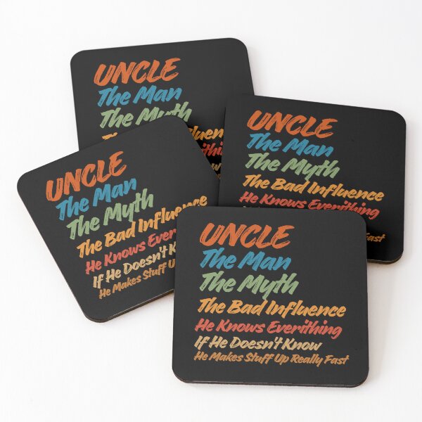 Item preview, Uncle The Man The Myth The Bad Influence He Knows Everything designed and sold by Guess4best.