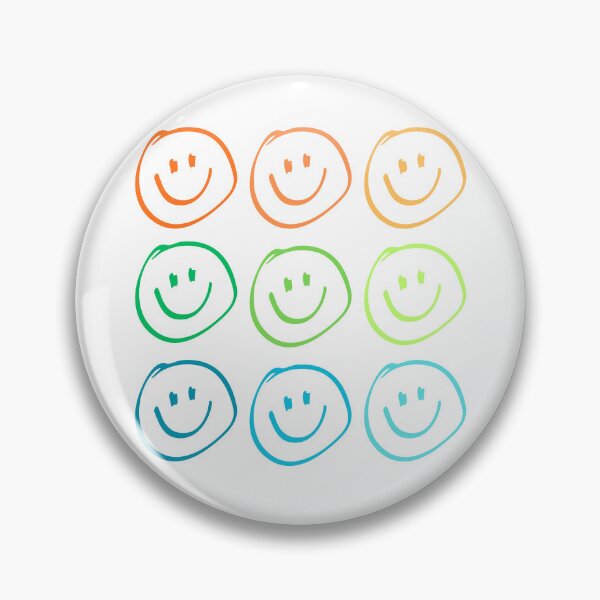 Item preview, Colorful Smiling Faces – Cheerful Illustration designed and sold by iamKRUK.