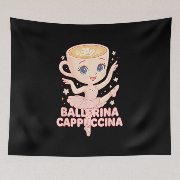 Item preview, Ballerina Cappuccina - Italian Brainrot Meme designed and sold by jotaro210.