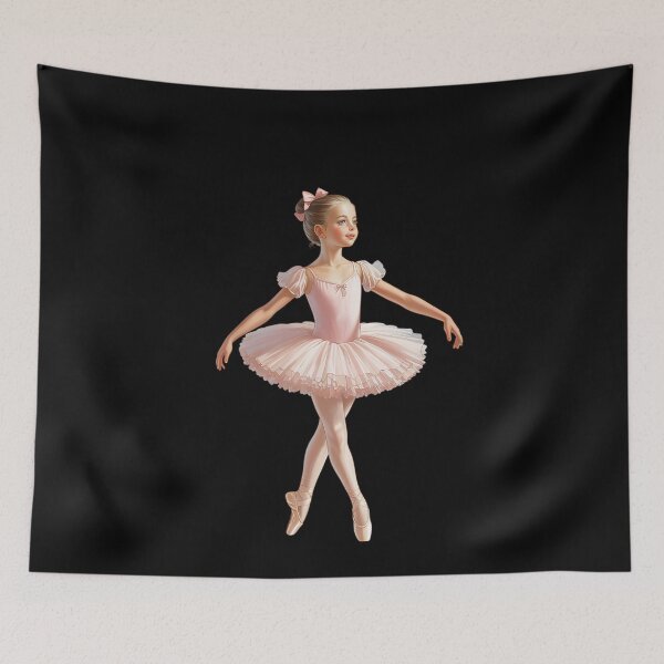 Item preview, Cute Ballerina for Girls, Pink Ballet Dancer Top designed and sold by MinaReinger.