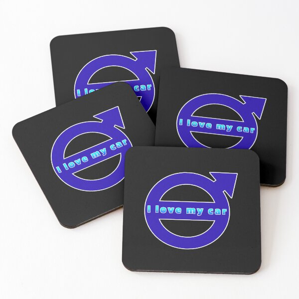 Item preview, I Love My Car And Iron Symbol designed and sold by PatykArt.