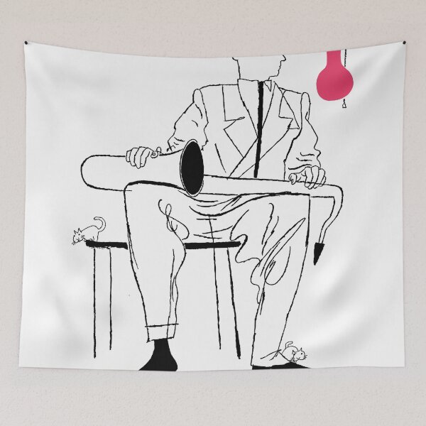 Item preview, Jazz Saxophone Player, by David Stone Martin designed and sold by Grafixo-Sur.