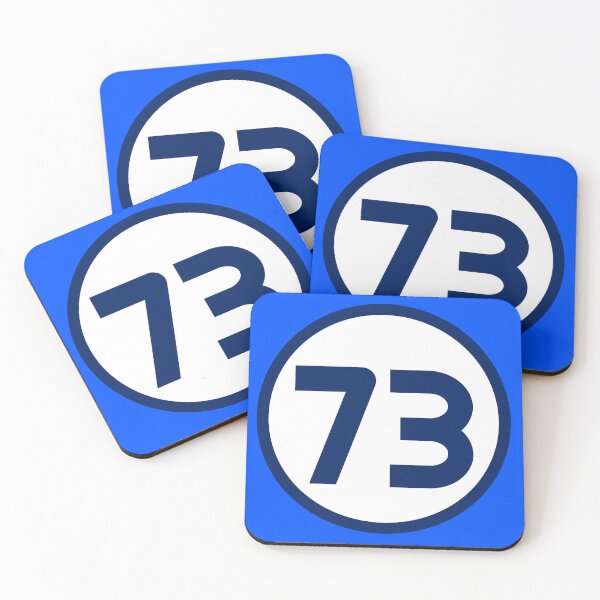Item preview, Nerdy 73 Best Number Mirror Prime Math Teacher  designed and sold by MathWare MathClips.