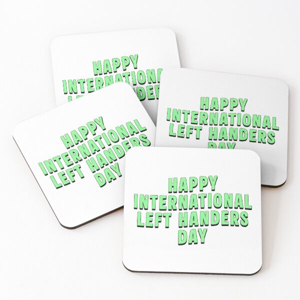 Item preview, HAPPY International left handers day designed and sold by Grace-Cop.