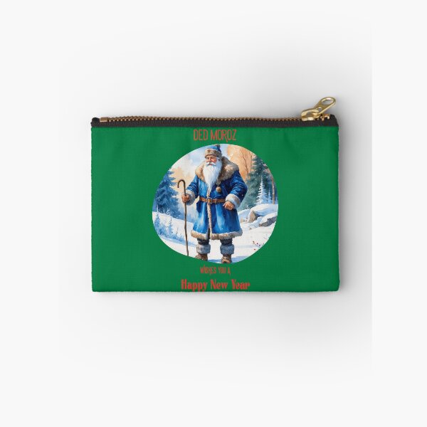 Item preview, Ded Moroz Happy New Year Vintage Winter Illustration - GREEN designed and sold by PAPIRO SIGLO XXI.