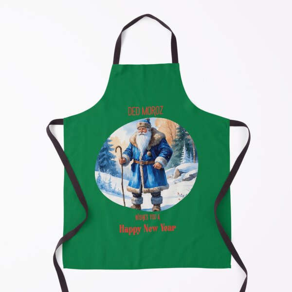 Item preview, Ded Moroz Happy New Year Vintage Winter Illustration - GREEN designed and sold by PAPIRO SIGLO XXI.