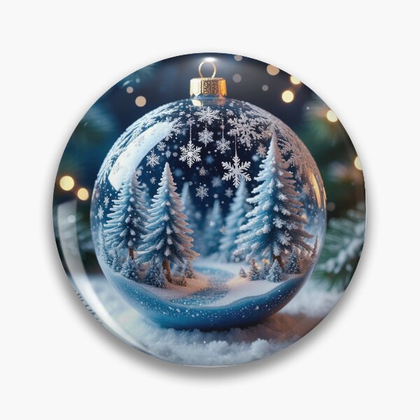 Item preview, Winter Wonderland Glass Ornament designed and sold by AmetistLight.