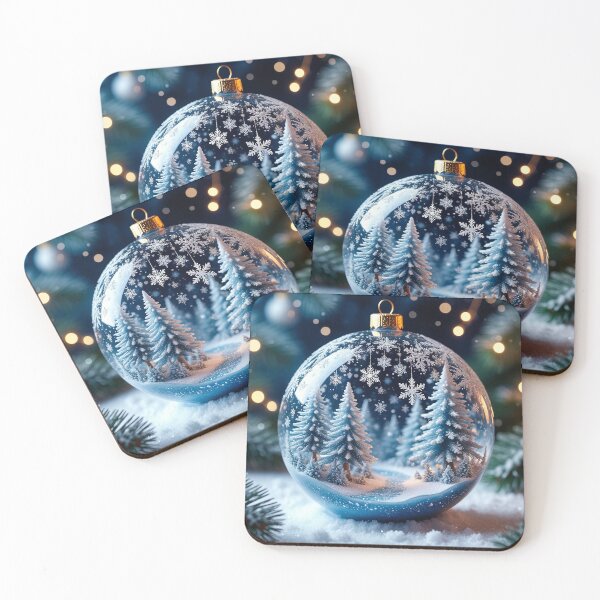 Item preview, Winter Wonderland Glass Ornament designed and sold by AmetistLight.
