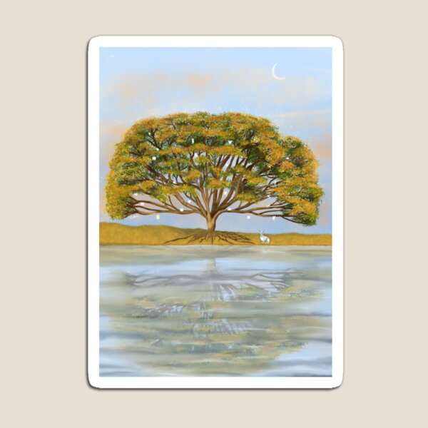 Item preview, Home — Fairy Tree Reflection designed and sold by MelZahrArt.