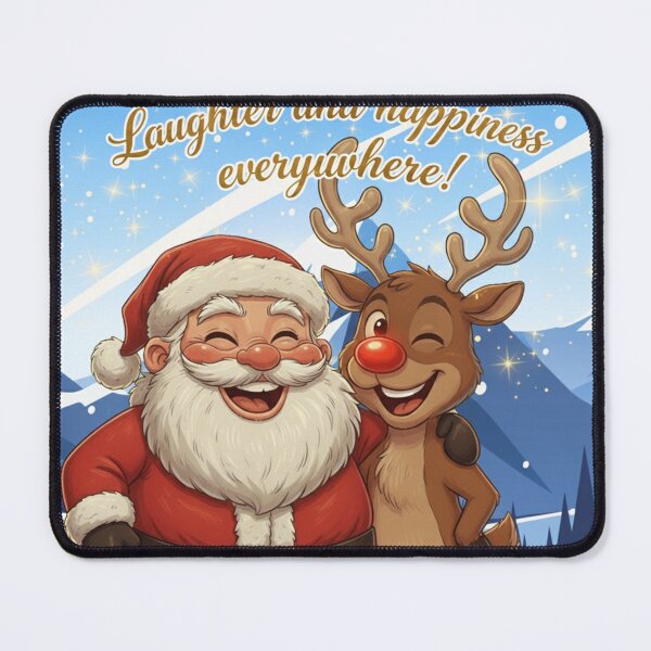 Item preview, Wishes from Santa and Rudolf designed and sold by AlphaPrint2410.