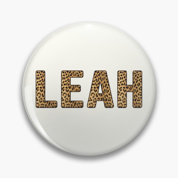 Item preview, Leah Name Leopard Print designed and sold by Jeallan Designs.