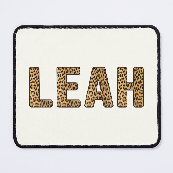 Item preview, Leah Name Leopard Print designed and sold by Jeallan Designs.