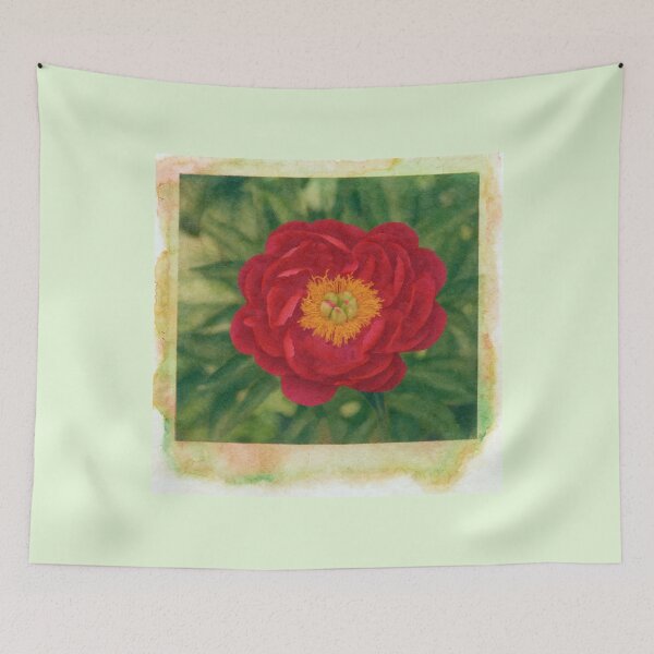 Item preview, Red Peony Flower: Transfer designed and sold by Tridentulus.