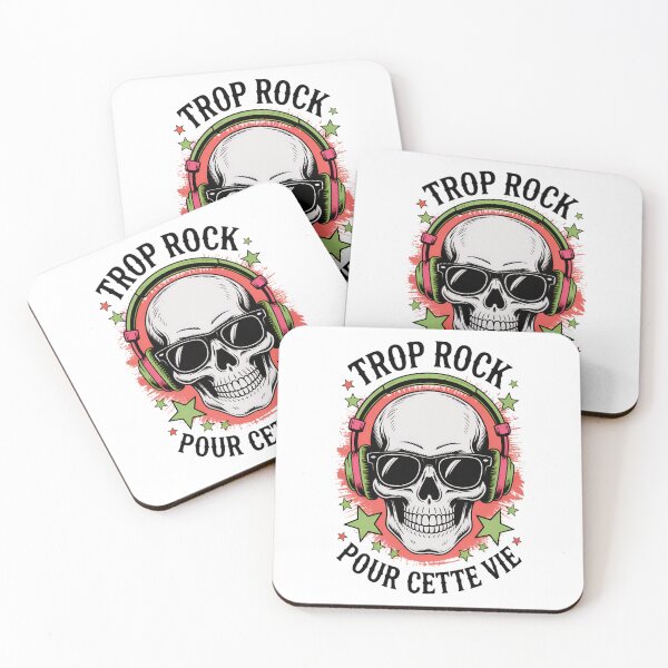 Item preview, Colorful Rock Skull Too Rock for This Life designed and sold by thaovinhquoch08.