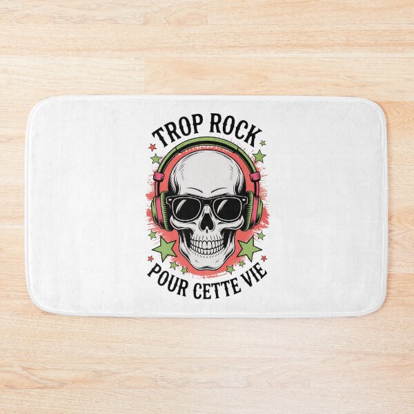 Item preview, Colorful Rock Skull Too Rock for This Life designed and sold by thaovinhquoch08.