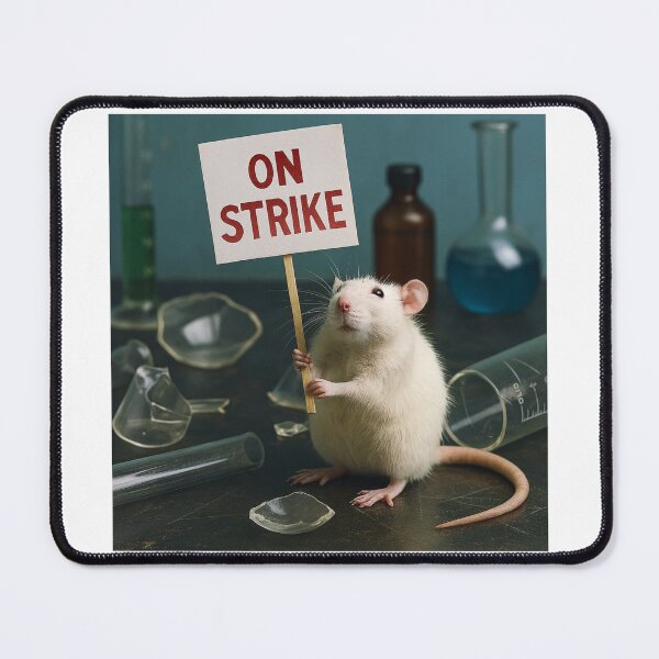 Item preview, Lab Rats Refuse to Work and Go out on Strike designed and sold by Halifaxartguy.