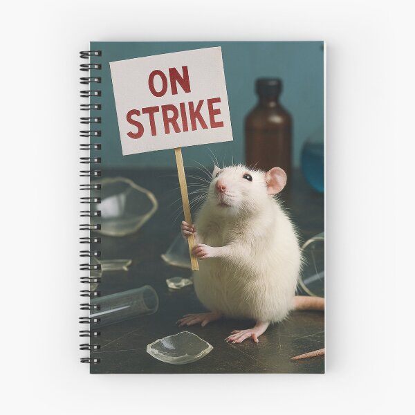 Item preview, Lab Rats Refuse to Work and Go out on Strike designed and sold by Halifaxartguy.