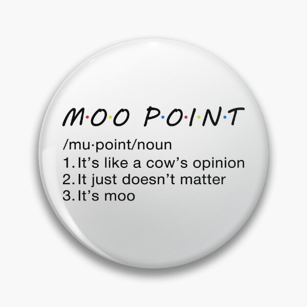 Item preview, Moo Point Definition.  designed and sold by CoCoArt-Ua.