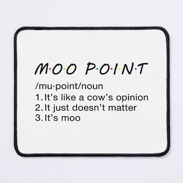 Item preview, Moo Point Definition. designed and sold by CoCoArt-Ua.