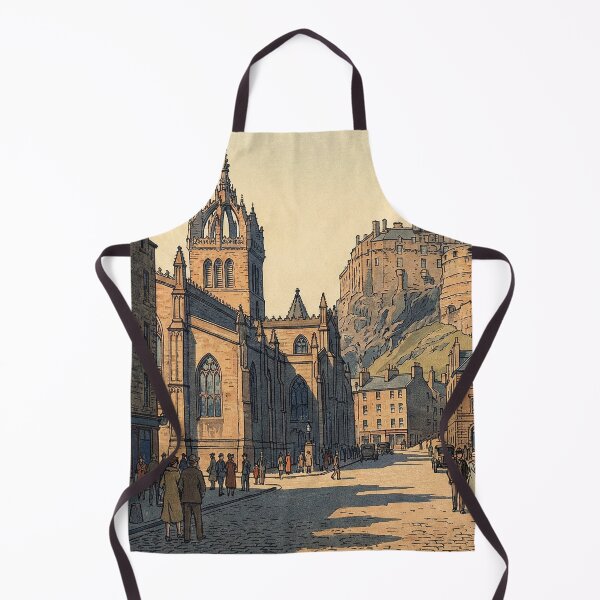 Item preview, The Royal Mile at Edinburgh Japanese Woodblock Print designed and sold by Takeda-art.