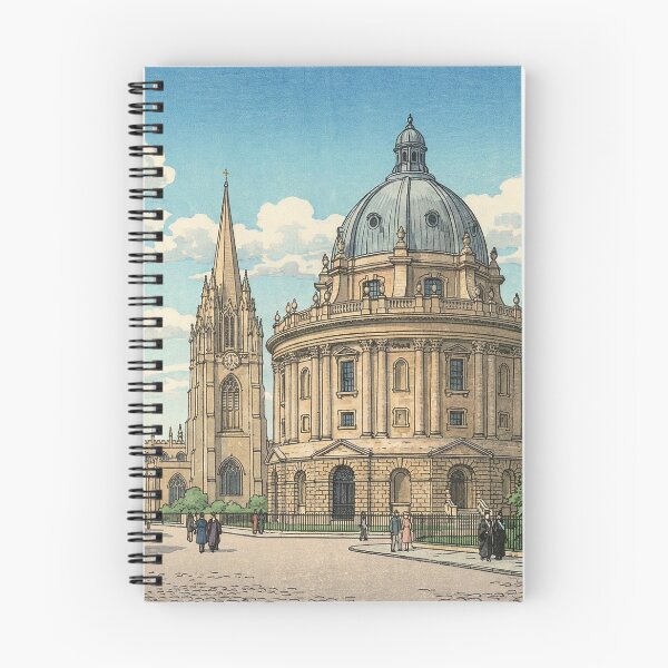 Item preview, The Radcliffe Camera in Oxford University Japanese Woodblock Print designed and sold by Takeda-art.