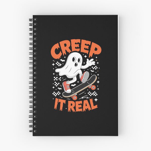 Item preview, Funny Ghost Skateboard Halloween Creep It Real  designed and sold by sparks269.