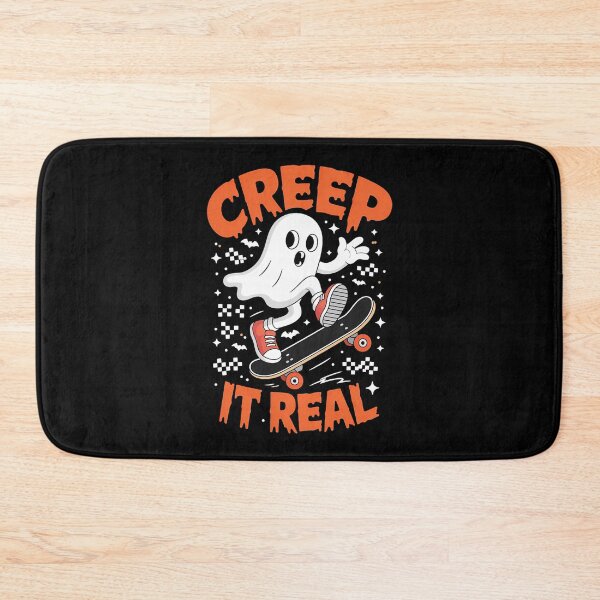 Item preview, Funny Ghost Skateboard Halloween Creep It Real  designed and sold by sparks269.