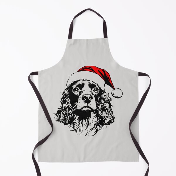 Item preview, Christmas Dog American Cocker Spaniel with Santa Hat designed and sold by BKDIGITALSHOP.