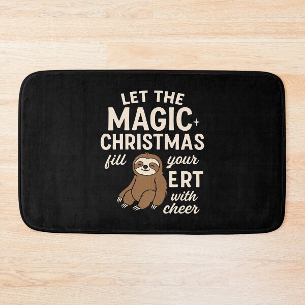 Item preview, Let the magic of Christmas fill your heart with cheer,Cute Sloth designed and sold by CloudyPress.