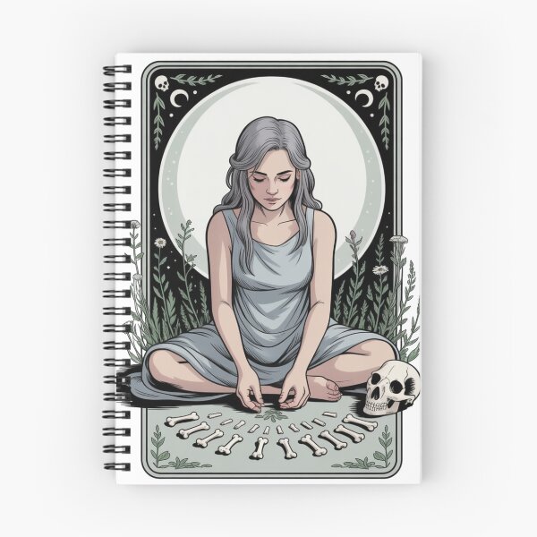 Item preview, The Bone Reader • Bone & Moonlight Tarot designed and sold by bone-moonlight.